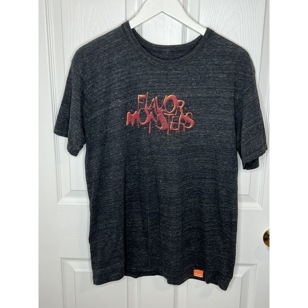 Flavor Monsters Truth Orange Fact 216‎ T-Shirt Gray Men's Size XL Anti-Tobacco